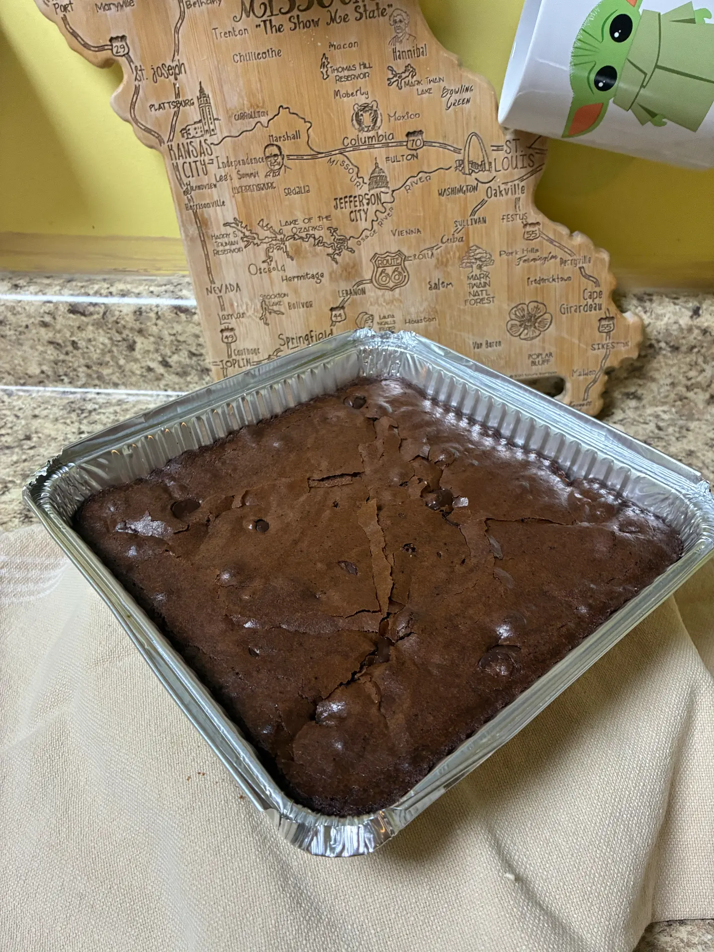 Homemade Fudge Brownies with Dark Chocolate Chips